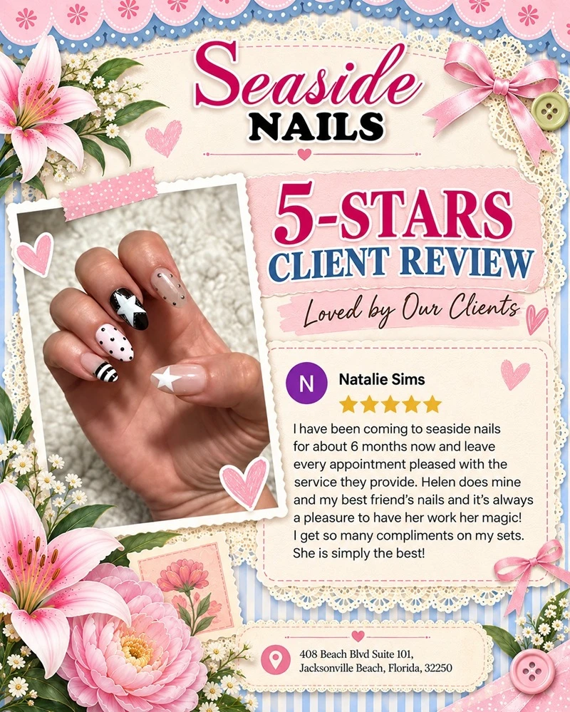 Seaside Nails Salon near me Jacksonville Beach, FL 32250
